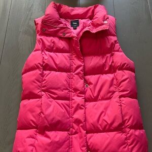Gap Vibrant Pink Puffer Vest